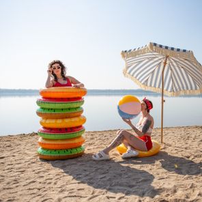 Bierbabes, Lazer Lucy – Mental am Strand